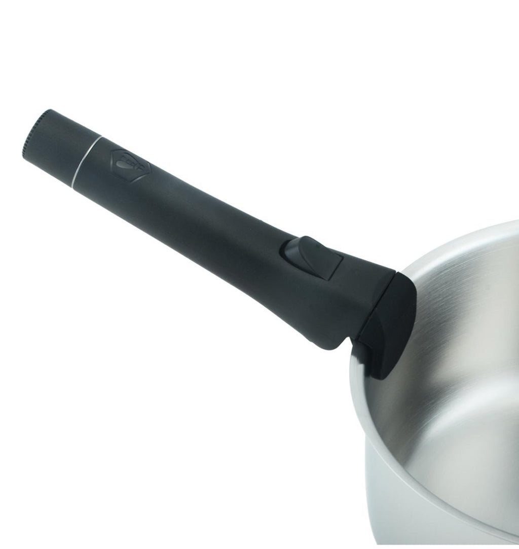 Set de 3 casseroles inox amovible 16/18/20cm - Laguiole "Réactif"