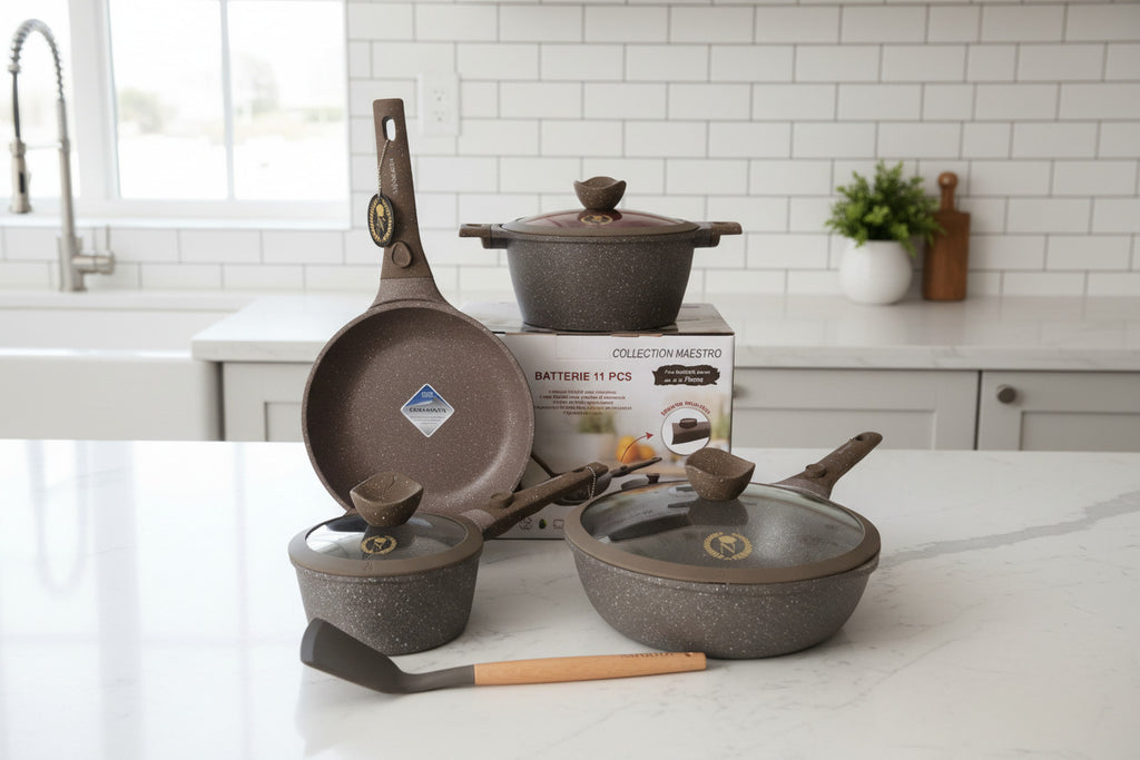 Batterie de cuisine Napoléon – Gamme Maestro – 11 pièces