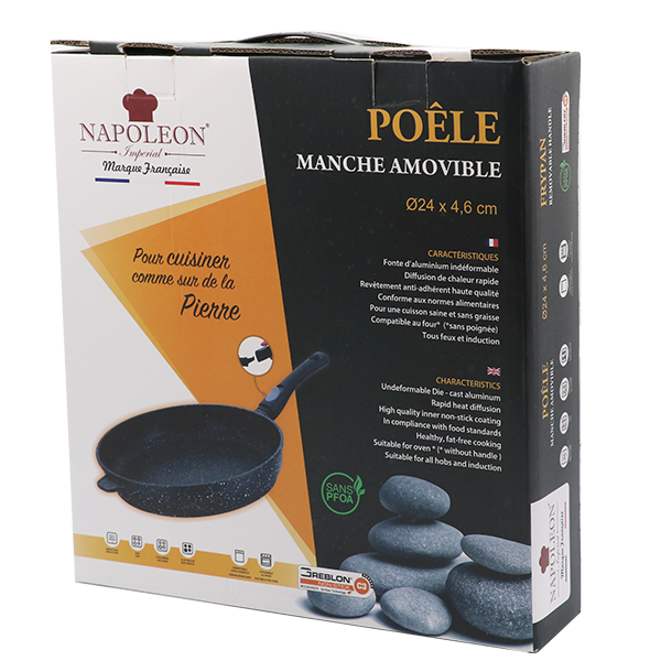 poêle 24cm revêtement pierre - Napoléon Impérial