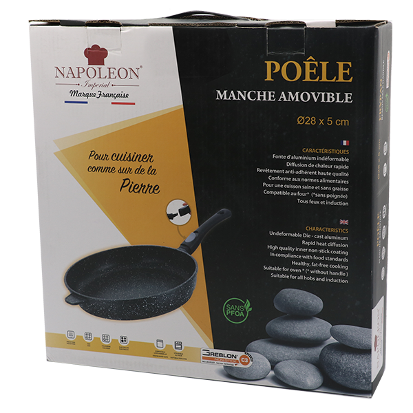 poêle 28cm revêtement pierre - Napoléon Impérial