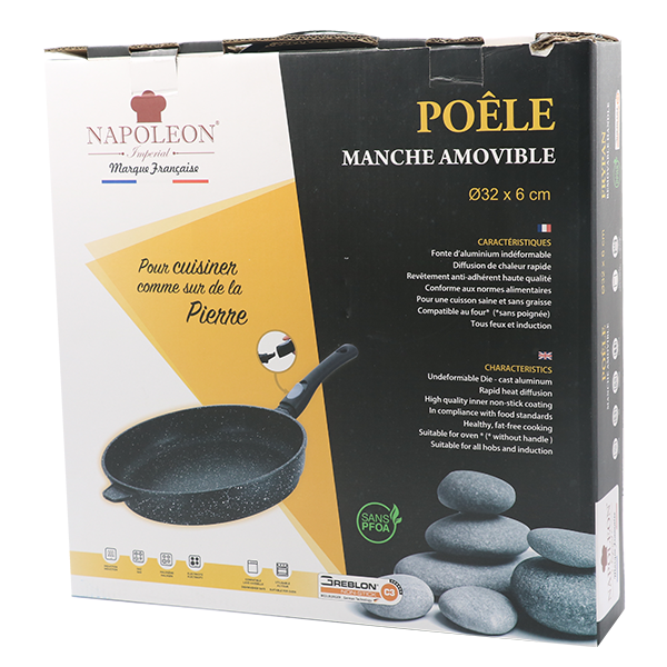 poêle 32cm revêtement pierre - Napoléon Impérial