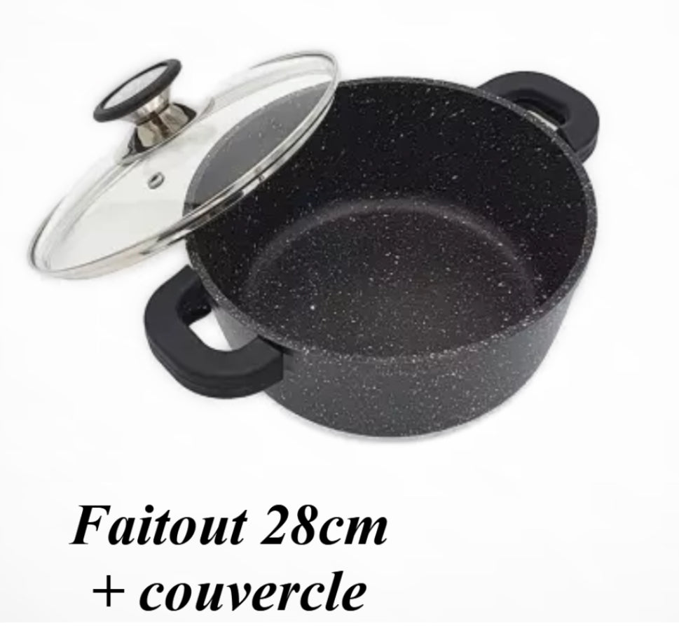 Faitout 28cm - 4,5 litres - Espace Cuisine Professionnel