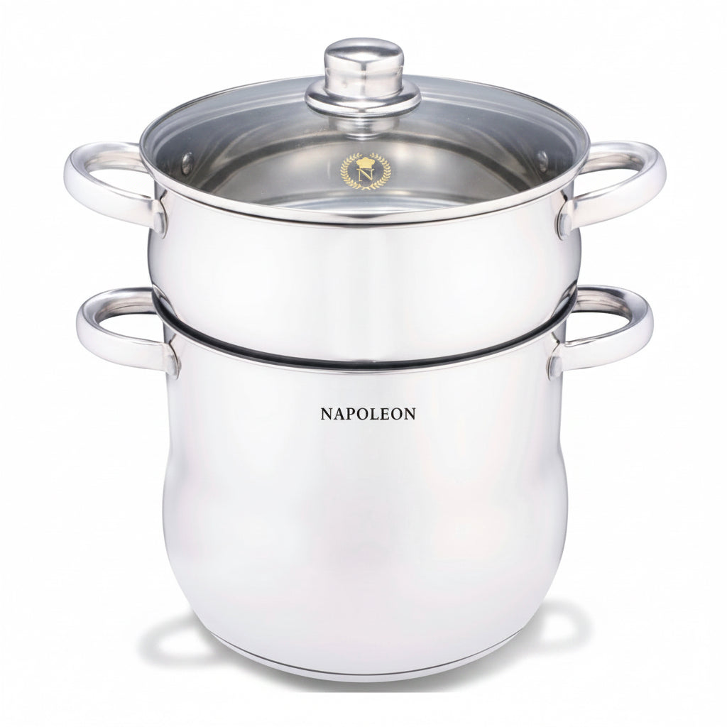 Couscoussier Napoléon Impérial 6 L en inox – Tous feux dont induction | Inox haute qualité