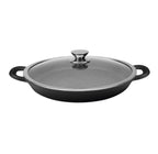 Plat à paella Napoléon Impérial 32 cm avec couvercle et maniques en silicone – Tous feux dont induction | Revêtement anti-adhérent sans PFOA