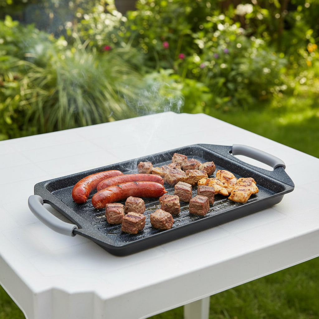 Plancha à griller rectangulaire 36 cm Napoléon