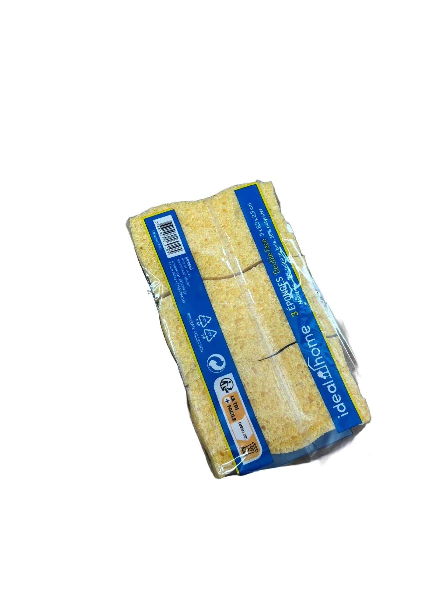 Lot de 3 éponges double face Ideal Home