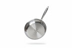 Poêle 24 cm Klaus inox Triply – Nid d’abeille