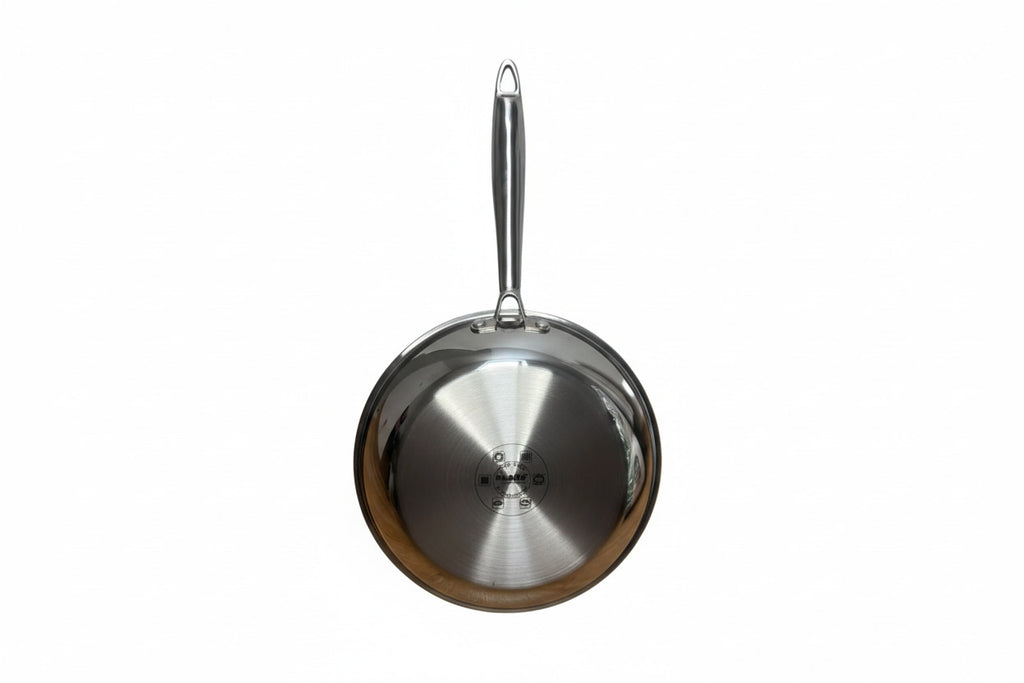 Poêle 32 cm Klaus inox Triply – Nid d’abeille