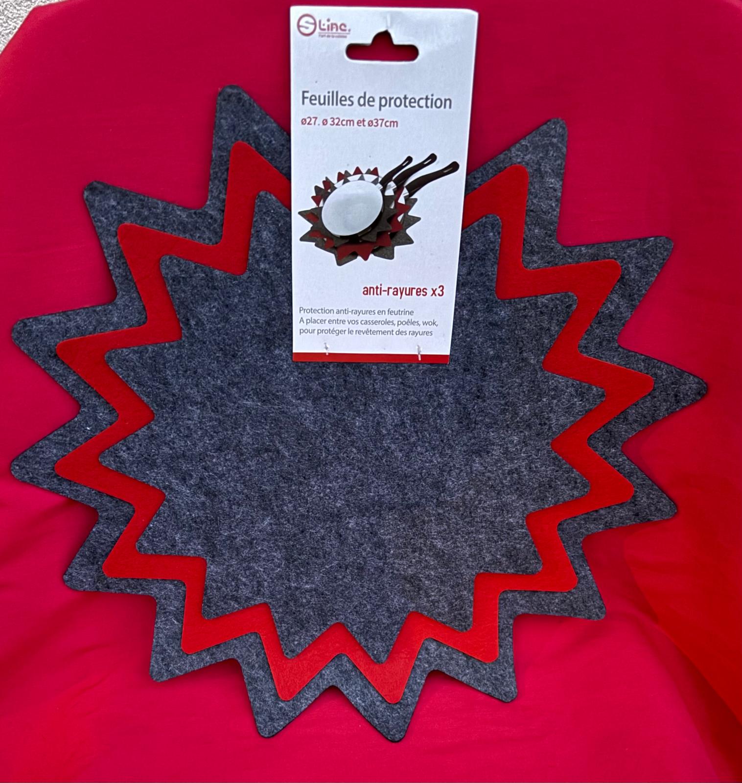 Intercalaires de protection en feutrine  – Lot de 3 – Anti-rayures