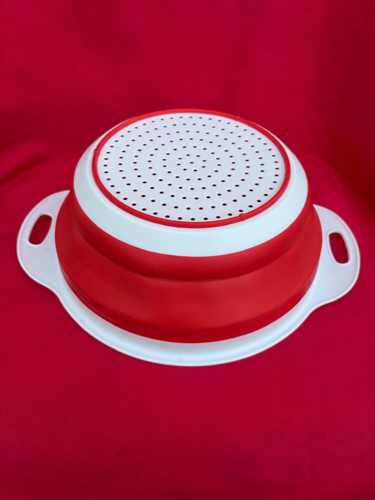 Passoire rétractable plastique et silicone