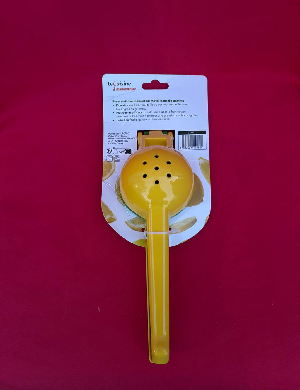 Presse-Citron Professionnel 2-en-1 en Métal – TE Cuisine Professionnel