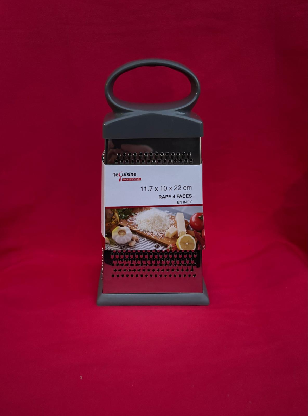 Râpe à Fromage Professionnelle 4 Faces en Inox – TE Cuisine Professionnel